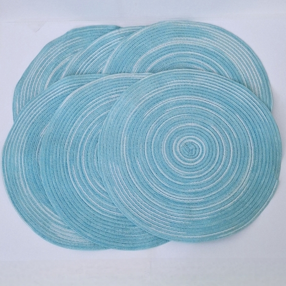 Set of 6 woven placemats - Picture 1 of 5